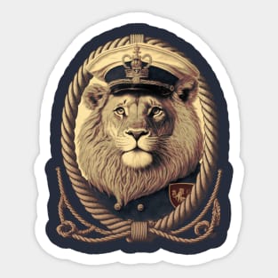 Sailor Lion Sticker